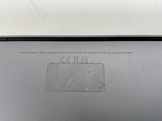 Apple macbook pro 16", core(tm) i9 9e generatie, 32 gb ram, 1 tb nvme, amd radeon pro 5500m 8 gb laptop - afbeelding 7 van  7