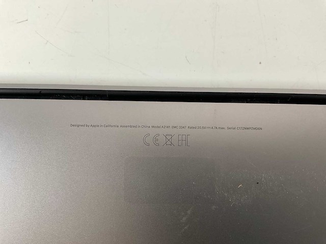 Apple macbook pro 16”, core(tm) i9 9th gen, 16 gb ram, 1 tb nvme, amd radeon pro 5500m 4 gb laptop - afbeelding 4 van  4