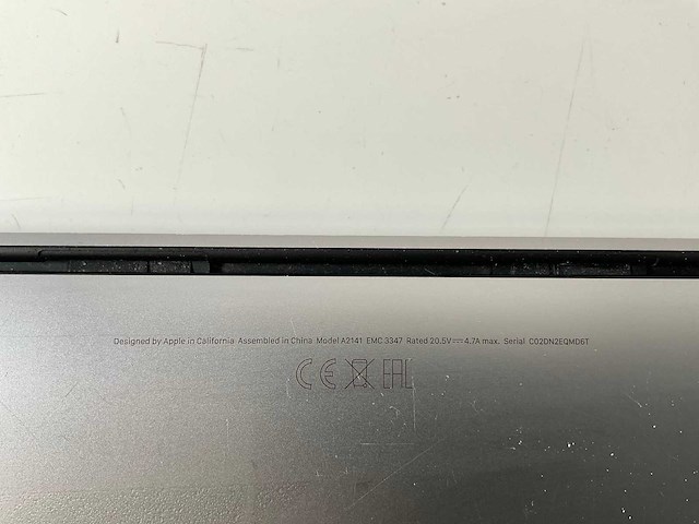 Apple macbook pro 16”, core(tm) i9 9th gen, 16 gb ram, 1 tb nvme, amd radeon pro 5500m 4 gb laptop - afbeelding 5 van  5