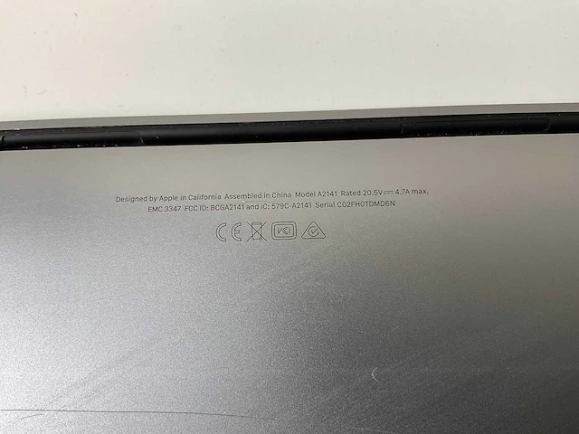 Apple macbook pro 16”, core(tm) i9 9th gen, 16 gb ram, 1 tb nvme, amd radeon rx pro 5500m 4gb laptop - afbeelding 7 van  7