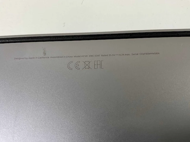 Apple macbook pro 16”, core(tm) i9 9th gen, 16 gb ram, 1 tb nvme, amd radeon rx pro 5500m 4gb laptop - afbeelding 7 van  7
