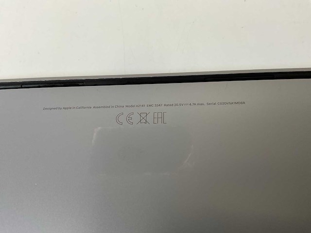 Apple macbook pro 16”, core(tm) i9 9th gen, 32 gb ram, 1 tb nmve, amd radeon pro 5500m 4gb laptop - afbeelding 7 van  7