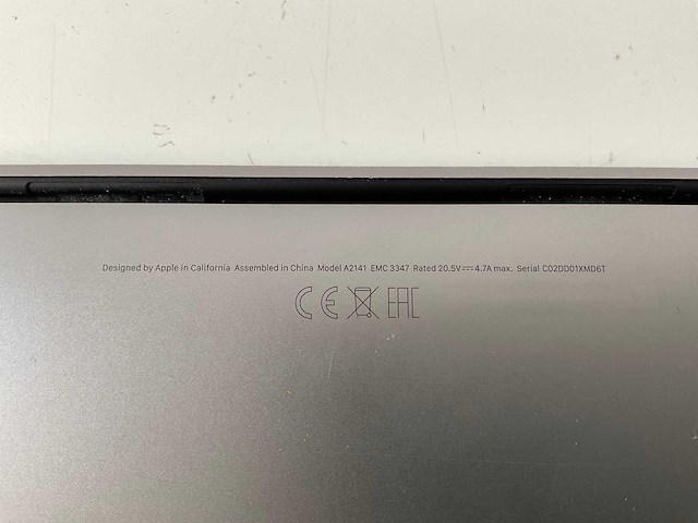 Apple macbook pro 16”, core(tm) i9 9th gen, 32 gb ram, 1 tb nvme, amd radeon 5500m 4 gb laptop - afbeelding 7 van  7
