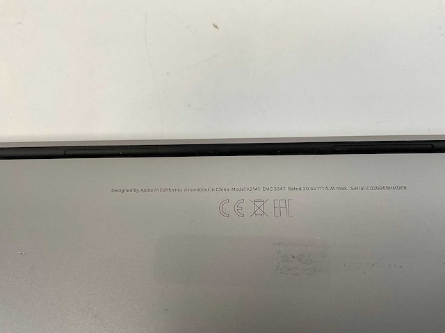Apple macbook pro 16”, core(tm) i9 9th gen, 32 gb ram, 1 tb nvme, amd radeon pro 5500m 4 gb laptop - afbeelding 7 van  7
