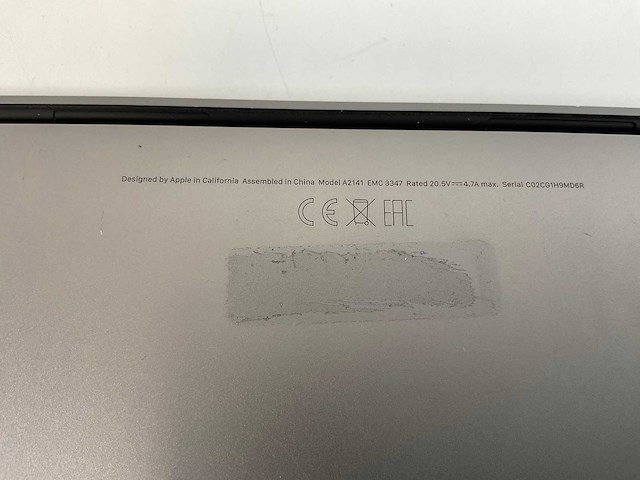 Apple macbook pro 16”, core(tm) i9 9th gen, 32 gb ram, 1 tb nvme, amd radeon pro 5500m 4 gb laptop - afbeelding 6 van  6