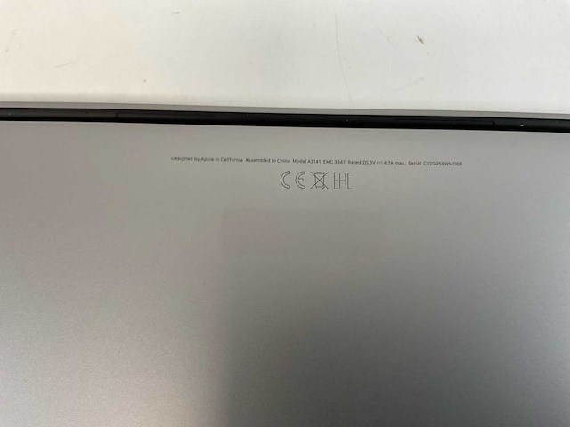 Apple macbook pro 16”, core(tm) i9 9th gen, 32 gb ram, 1 tb nvme, amd radeon pro 5500m 4 gb laptop - afbeelding 7 van  7