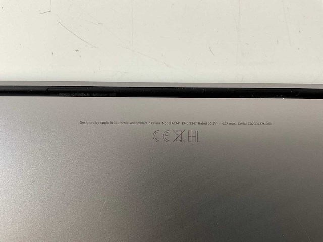 Apple macbook pro 16”, core(tm) i9 9th gen, 32 gb ram, 1 tb nvme, amd radeon pro 5500m 8 gb laptop - afbeelding 7 van  7