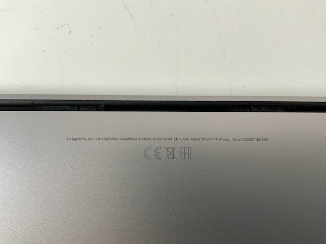 Apple macbook pro 16”, core(tm) i9 9th gen, 32 gb ram, 1 tb nvme, amd radeon pro 5500m 8 gb laptop - afbeelding 5 van  5