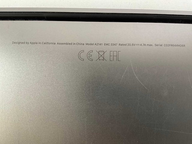 Apple macbook pro 16“ core(tm) i9 9th gen, 32 gb ram, 1 tb nvme, amd radeon rx 5500 4gb laptop - afbeelding 7 van  7