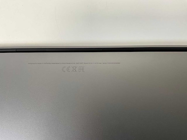 Apple macbook pro 16”, hexacore i7, 16 gb ram, 512 gb ssd, amd radeon pro 5300m 4 gb laptop - afbeelding 7 van  7
