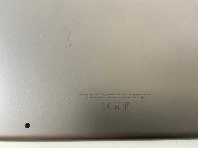 Apple macbook pro 16”, m1 pro, 16 gb ram, 512 gb nvme laptop - afbeelding 7 van  7