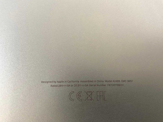 Apple macbook pro 16”, m1 pro, 16 gb ram, 512 gb nvme laptop - afbeelding 7 van  7