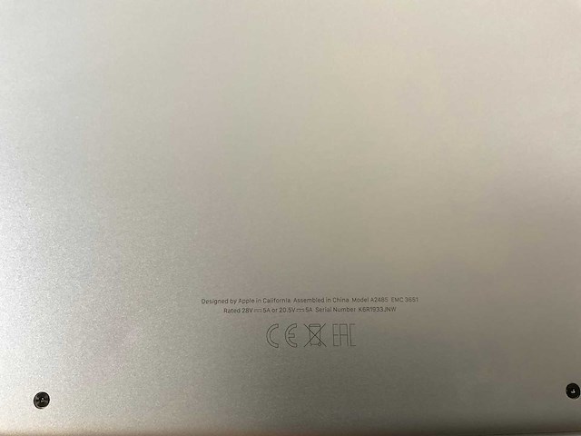 Apple macbook pro 16”, m1 pro, 16 gb ram, 512 gb nvme laptop - afbeelding 7 van  7