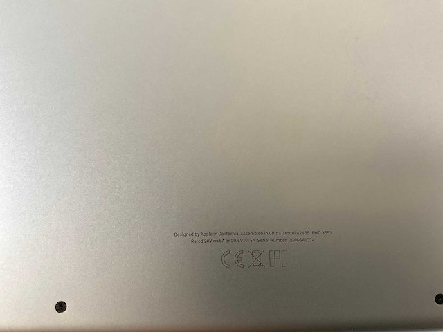 Apple macbook pro 16”, m1 pro, 16 gb ram, 512 gb nvme laptop - afbeelding 7 van  7