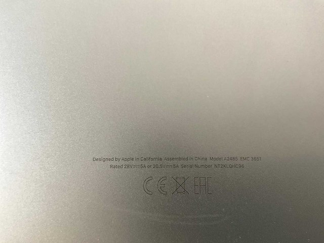 Apple macbook pro 16”, m1 pro, 16 gb ram, 512 gb nvme laptop - afbeelding 7 van  7