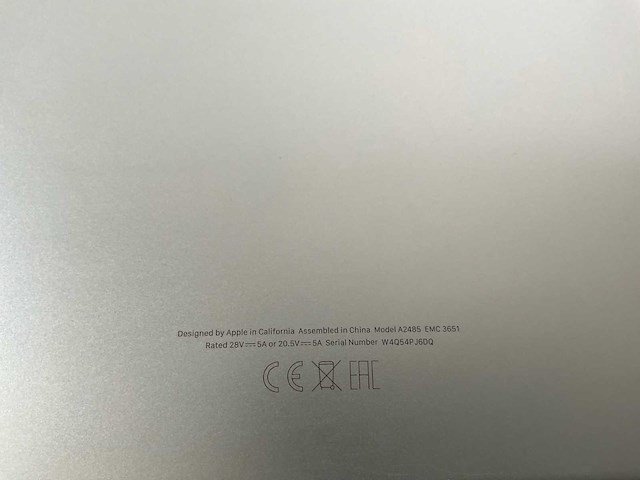 Apple macbook pro 16”, m1 pro, 16 gb ram, 512 gb nvme, m1 laptop - afbeelding 7 van  7