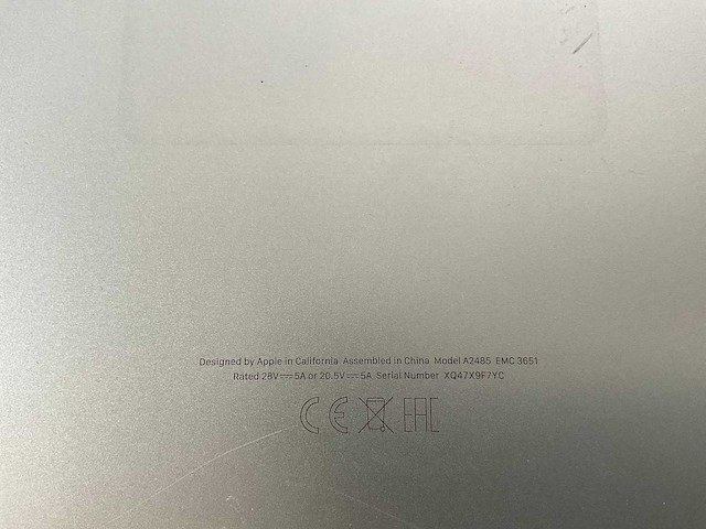 Apple macbook pro 16”, m1 pro, 16 gb ram, 512 gb nvme, m1 laptop - afbeelding 7 van  7