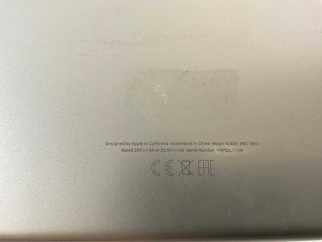 Apple macbook pro 16”, m1 pro, 32 gb ram, 512 gb nvme laptop - afbeelding 7 van  7