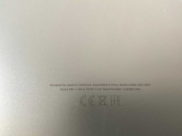 Apple macbook pro 16”, m1 pro, 32 gb ram, 512 gb nvme, m1 laptop - afbeelding 7 van  7