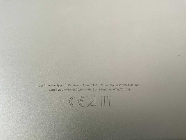 Apple macbook pro 16”, m1 pro, 32 gb ram, 512 gb nvme, m1 laptop - afbeelding 7 van  7