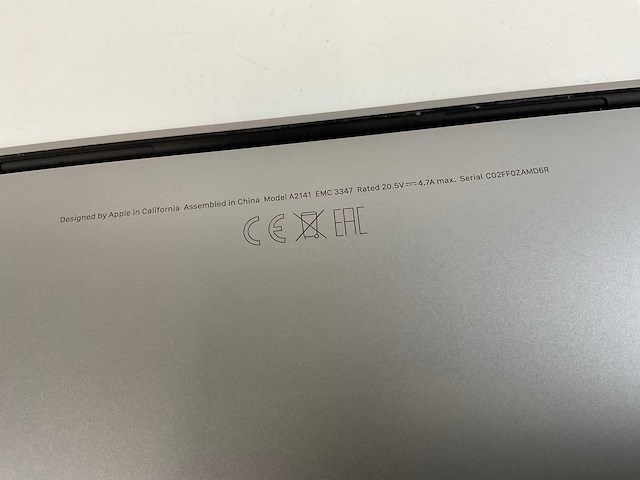 Apple macbook pro 16”, octocore i9, 32 gb ram, 1 tb nvme, amd radeon pro 5500m 8gb laptop - afbeelding 3 van  3