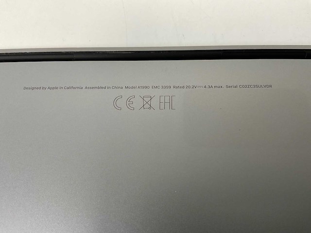 Apple macbook pro 16”, octocore i9, 32 gb ram, 1 tb ssd, amd radeon pro vega 20 4 gb laptop - afbeelding 7 van  7