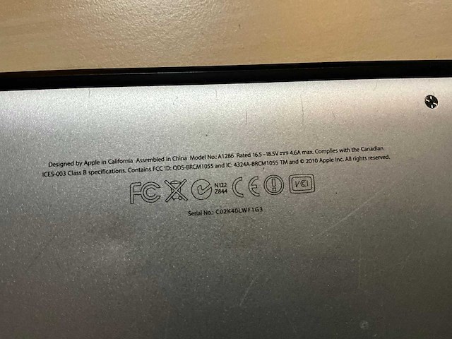 Apple macbook pro a1268 laptop - afbeelding 7 van  8