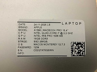 Apple macbook pro a1398(i7) laptop (2x) - afbeelding 5 van  6