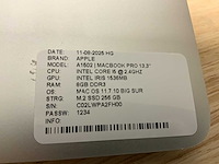 Apple macbook pro a1502 laptop (2x) - afbeelding 8 van  8