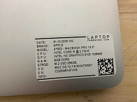 Apple macbook pro a1502 laptop (4x) - afbeelding 8 van  10