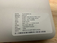 Apple macbook pro a1502 laptop (4x) - afbeelding 2 van  11