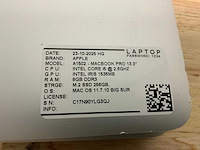 Apple macbook pro a1502 laptop (4x) - afbeelding 11 van  11