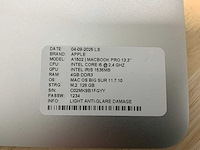 Apple macbook pro a1502 laptop (4x) - afbeelding 10 van  10