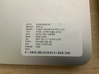 Apple macbook pro a1502 laptop (4x) - afbeelding 8 van  10