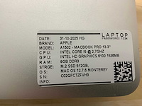Apple macbook pro a1502 laptop (4x) - afbeelding 9 van  10