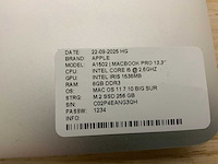 Apple macbook pro a1502 laptop (4x) - afbeelding 9 van  11