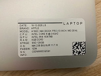 Apple macbook pro a1502 laptop (6x) - afbeelding 7 van  8