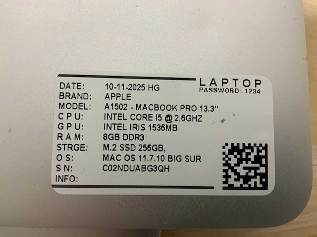 Apple macbook pro a1502 laptop (6x) - afbeelding 8 van  8