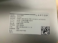 Apple macbook pro a1502 laptop (6x) - afbeelding 4 van  10