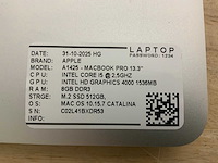 Apple macbook pro a1502/a1425 laptop (4x) - afbeelding 7 van  8
