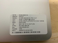 Apple macbook pro a1708 laptop - afbeelding 8 van  8