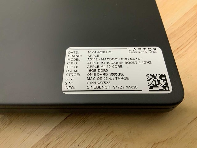 Apple macbook pro a3112 laptop - afbeelding 2 van  9