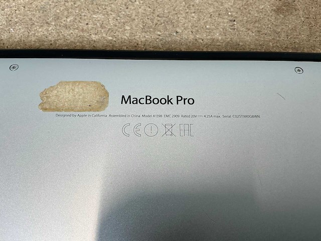 Apple macbook pro laptop - afbeelding 5 van  5