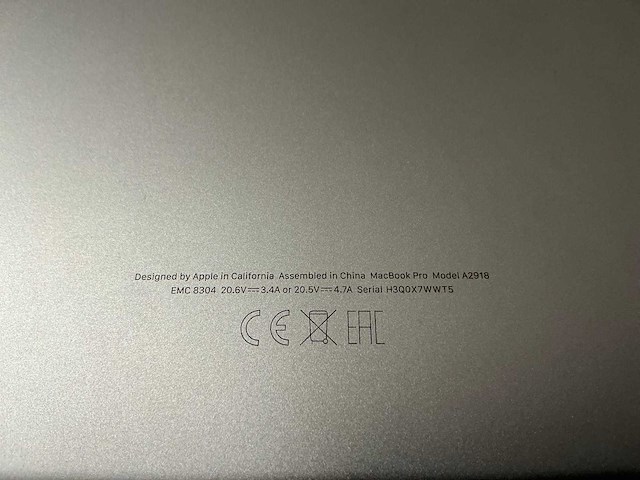 Apple macbook pro (m3, 2024) - afbeelding 8 van  8