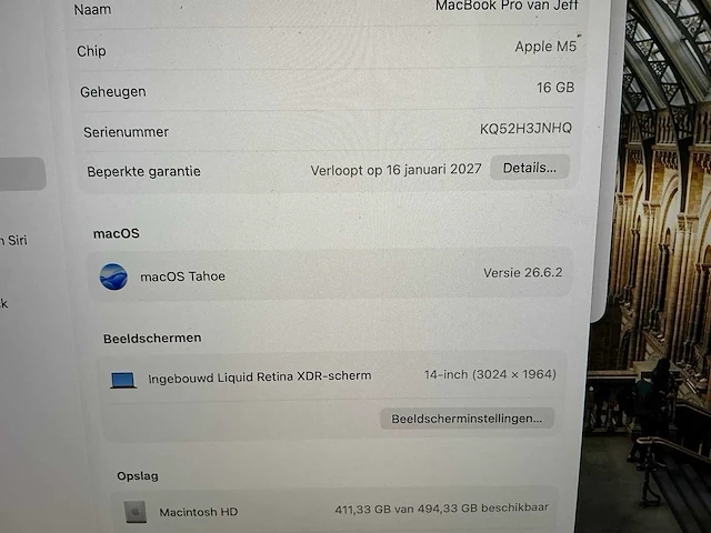 Apple macbook pro (m5, 14 inch) laptop - afbeelding 6 van  11