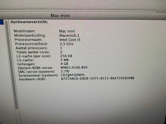 Apple macmini 6.1 macmini - afbeelding 1 van  5