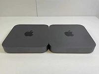 Apple macmini, core(tm) i7 8th gen, 16 gb ram (2x8gb), 251 gb nvme desktops (2x)
