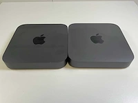 Apple macmini, core(tm) i7 8th gen, 16 gb ram (2x8gb), 251 gb nvme desktops (2x)