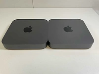 Apple macmini, core(tm) i7 8th gen, 16 gb ram (2x8gb), 251 gb nvme desktops (2x)