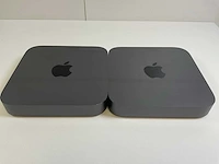 Apple macmini, core(tm) i7 8th gen, 16 gb ram (2x8gb), 251 gb nvme desktops (2x)